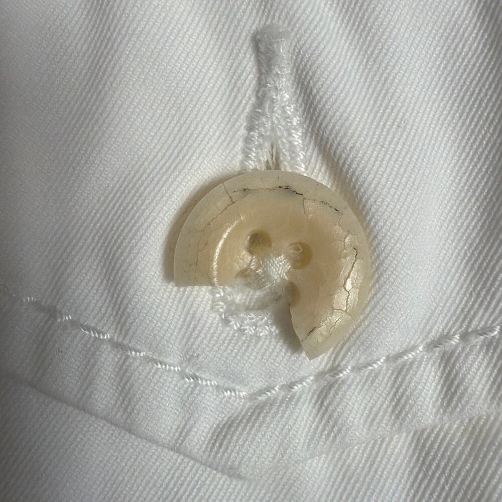 Polo Ralph Lauren White Cargo Shorts Drawstring Waist Size 36 Yacht Preppy - Picture 7 of 12